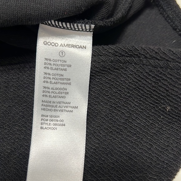 NWT Good American The Feel Good Bodysuit Black Size S - Picture 7 of 12